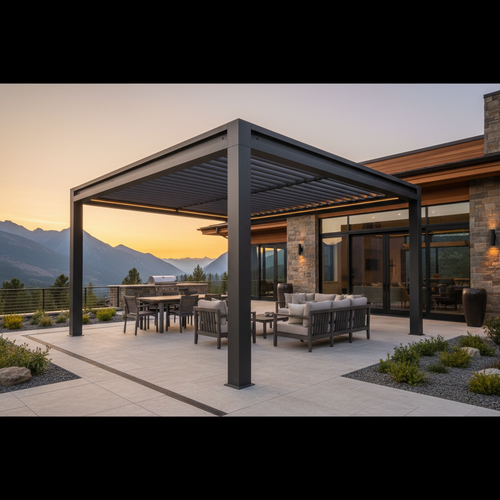 Aspen XL motorized pergola