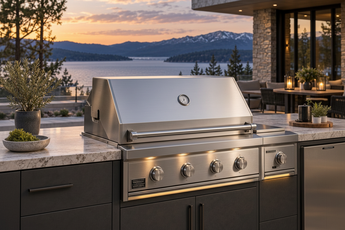 Cedar Luxe Tahoe 54-Inch Built-In Gas Grill